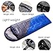 Pecosso Ultralight Sleeping Bag : Outdoor Warming Compression Sack - Comfort, Lightweight, Waterproof, 3-4 Season Packable Bag for Camping, Travel, Backpacking, Hiking Fit Kid/Men/Women (Blue)