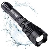 Internova Guardian Rechargeable Tactical Flashlight with Zoom Focus - 1300XLZ - Professional Series High Lumens LED USB Rechargeable Flashlight with Remote Pressure Switch and Rechargeable 18650