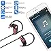 INSMART Bluetooth Headphones, Wireless Headphones, bluetooth headphones with mic, IPX4 Waterproof, HD Sound with Bass, Ear Hooks Design for Running Gym, Long battery life for iPhone7 Android