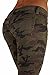 Women`s Plus/Junior Size Classic 5 Pockets Camouflage Skinny Jeans