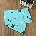Sleep Sack For Toddlers,Sunbona 2Pcs Newborn Baby Organic Cotton Blanket Swaddle Wrap Print Sleeping Bag Kids Headband Set (Blue)