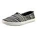 TOMS BLACK NEON TRIBAL STRIPED WOMEN'S AVALON SLIP-ONS