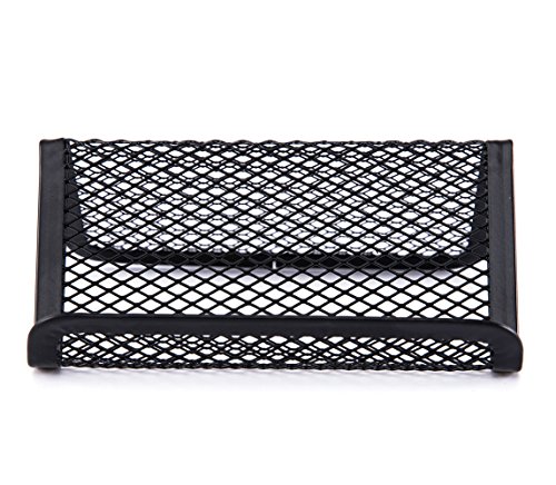 Penta Angel Metal Mesh Desk Business Card File Collection Holder Display Office Name Card Organizer for Men and Women, 3PCS - Thumbnail 2