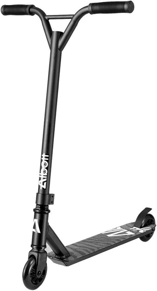 Albott Stunt Scooter Trick Scooter Sport Street Kick Freestyle Scooter 360 Spin Handlebar Robust Aluminum Frame Stunt Scooters for Boys Girls Kids Children Teenager Age 7+ Beginner to Immediate