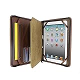 KHOMO Brown Executive PadFolio Case with Notepad