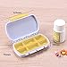 FECEDY Outdoor Waterproof Pill Box Medicine Storage Organizer Container Case