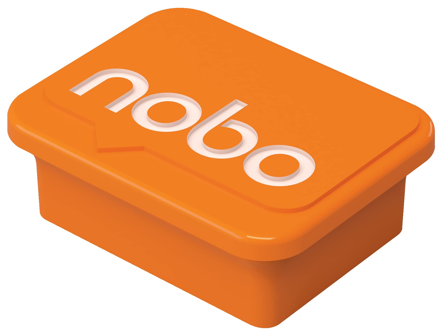 Nobo 1905327 Nobo Whiteboard Magnets - Orange