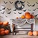 Whaline Halloween Creepy Cloth, 32.8 x 2.5ft Decor Drape for Doorways, Entryways, Windows Cover Gauze for Haunted House Party (White)