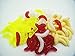 TOASIS Soft Plastic Fishing Wax Worms Artificial Bee Moth Silicone Larva Wiggler Glow Maggot Grub Lure Baits Pack of 200pcs Assorted Colors