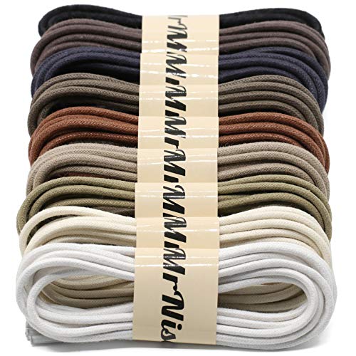 YFINE 55.12"Inch Round Waxed Dress Shoes Shoelaces Boots Shoe Laces