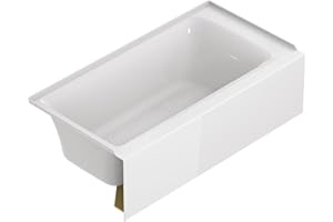 American Standard 2964202.020 Aspirations 60 x 32-Inch Alcove Bathtub, Left-Hand Drain, White
