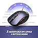 VicTsing Bluetooth Mouse Wireless, Dual Mode Portable Ergonomic Mobile Mouse with Bluetooth 4.0/2.4G Cordless Mouse Up to 2400 DPI for Laptop, PC, Windows Mac Android OS Tablet