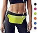 fitter's niche Ultra Slim Fanny Waist Pack Running Belt, Water Resistant Lightweight Bounce Free Fitness Workout Exercise Pouch Bag for iPhone Xs 8 Samsung Note in Biking Walking Hiking Gym Sports