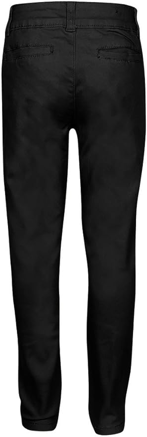 girls black skinny trousers