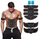 NB Magic ABS Stimulator Muscle Toner, 6 Modes & 10 levels AB Belt Flex Belt for Arm, Belly And Thigh Flab Training Men Women