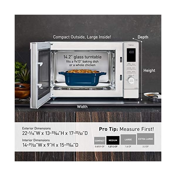 Panasonic HomeChef 4in1 Microwave Oven with Air Fryer, Convection