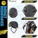 Flybar Protective Multi-Sport Adjustable Helmet,Black,S/M