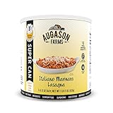 Augason Farms Italiano Marinara Lasagna SUPER CAN with 3 Pouches