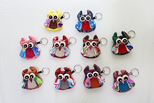 Thais Mart Owl Keychain Chiangmai Handmade Thailand