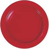 SP Ableware Inner-Lip Plate, Red
