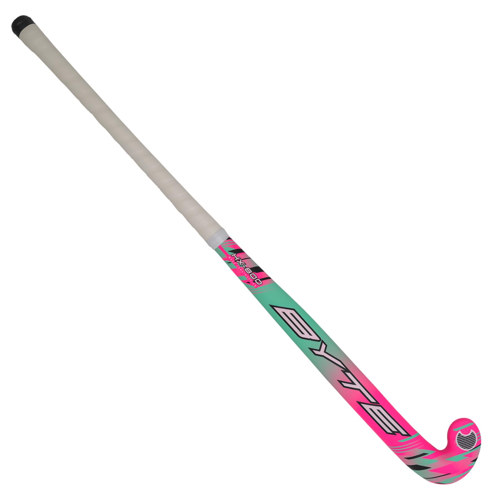 BYTE HX800 WOODEN OUTDOOR HOCKEY MINT/PINK (35'' LIGHT)