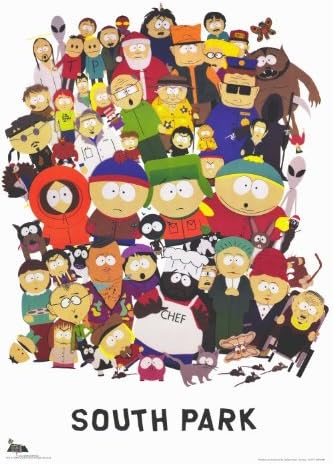 Amazon Com Pop Culture Graphics South Park Poster Tv 11x17 Trey Parker Matt Stone Mary Kay Bergman Isaac Hayes Prints Posters Prints