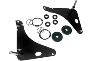 MADAT Hood Pin Kit Fit for Dodge Challenger 2008-2016 Stainless Escushions Black Replace 82214260AC 82214260 82214260AB