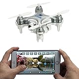 oneCase Cheerson CX-10W 4CH 2.4GHz iOS / Android APP Wifi Romote Control RC FPV Real Time Video Mini Quadcopter Helicopter Drone UFO with 0.3MP HD Camera, 6 Axis Gyro - Silver