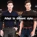 BESTKEE Belt for Men, Men's Leather Belt Reversible and Adjustable, Genuine Leather Mens Dress Belt with Rotated Buckle