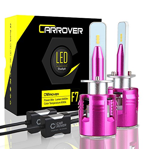 Car rover h1 led headlight bulb, 72w 10800lumens extremely bright…