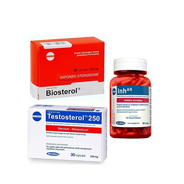 MEGABOL-MEGA-Set-Testosterol-250-30-Capsules-Biosterol-36-Capsules-Inh-AR-60-Capsules-Testosterone-Boosters-Inhibitor-Aromatase-Estogen-Blocker-Hormone-Support-Muscle-Growth MEGABOL MEGA Set - Testosterol 250 30 Capsules + Biosterol 30 Capsules + Inh-AR 60 Capsules - Testosterone Boosters…
