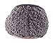 MIXIN Women's Elegant Comfortable Litchi Cashmere Soft Sole Indoor Ballerina Flats House Slippers (8 M US Women, Dark Grey)