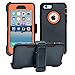 AlphaCell Cover Compatible with iPhone 6 / 6S (NOT Plus) | 2-in-1 Screen Protector & Holster Case | Full Body Military Grade Protection with Carrying Belt Clip | Protective Drop-Proof Shock-Proof