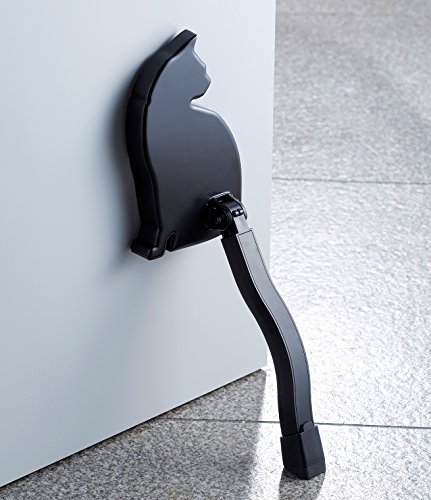 Doorstop Wedge Cat Black AKS-05 by Asahi