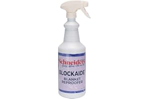 Schneiders BlockAide Blanket Reproofer for Horses | Long-Lasting Water & Oil Repellency | Easy Application | Extends Blanket Lifespan | Size 32 oz