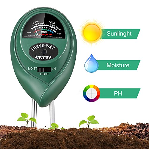 Jellas soil test kit - 3 in 1 soil ph meter tester plan…