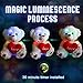 BSTAOFY 10.5'' LED Teddy Bear Light up Stuffed Animal Glow Soft Plush Toy with Colorful Nightlights Ideal Gifts for Toddler Kids Valentines Mother's Day Christmas