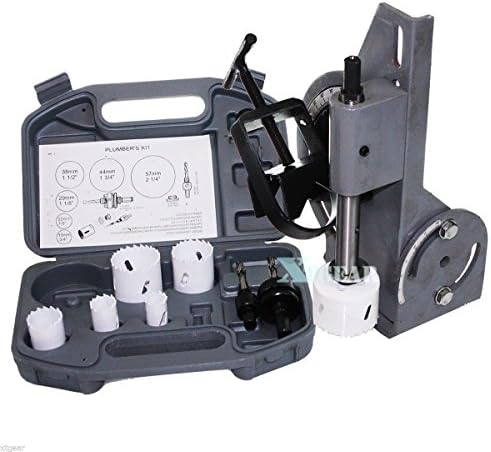 PS-Tube & Pipe Notcher 60 Degree Notch And 6Pc Bi-Metal Hole Saw W/2 Drills Kit