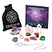7 Tumbled Chakra Gemstones, Amethyst Crystal, Rose Quartz, Quartz Crystal Point, Pendulum + Guide & Instructions - Gift Kit