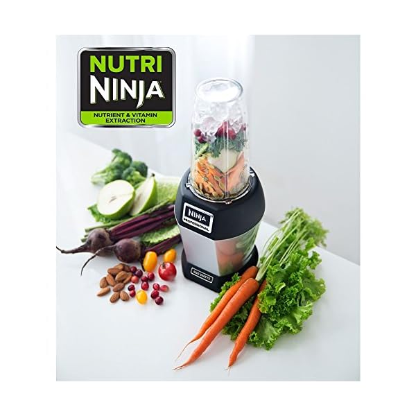Ninja BL455_30 Nutri Professional Personal Blender Bonus Set with 3Sip & Seal Single Serves(12