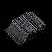 2 inch Tagging Gun Fasteners Tag Pin Barbs Clothing Attachers Suitable for All Standard Tagging Guns [5000 Pcs] (Black)