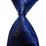 Paisley Jacquard Woven Men's Tie Necktie Scarf Wedding Party Dress 13 Colors