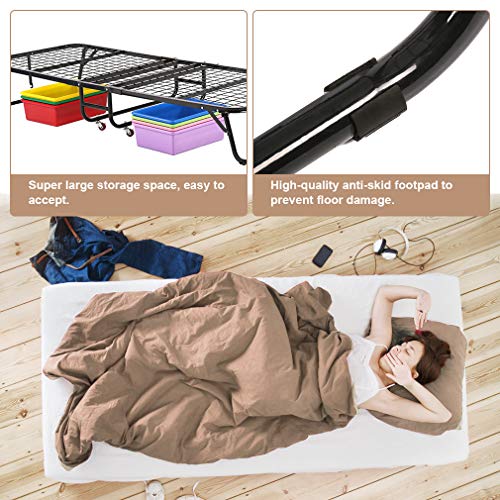4 Folding+Guest+Bed+L75W30H12+Inches%25EF%25BC%258CWhite