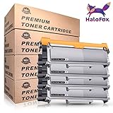 HaloFox High Yield Toner Replacements Compatible For Brother TN660 TN-660 TN630 HL-L2340DW HL-L2300D HL-L2380DW MFC-L2700DW L2740DW DCP-L2540DW L2520DW HL-L2320D MFC-L2720DW L2740DW Printers,4 Packs