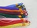 20 Colors 20pcs Silky Handmade Tiny(3.9'') Soft Tassels, Mini Tassels, Spring Colors, Colorful Tassels, Golden Ruffles