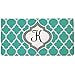 Snaptotes Personalized Monogram Teal Moroccan Checkbook Cover