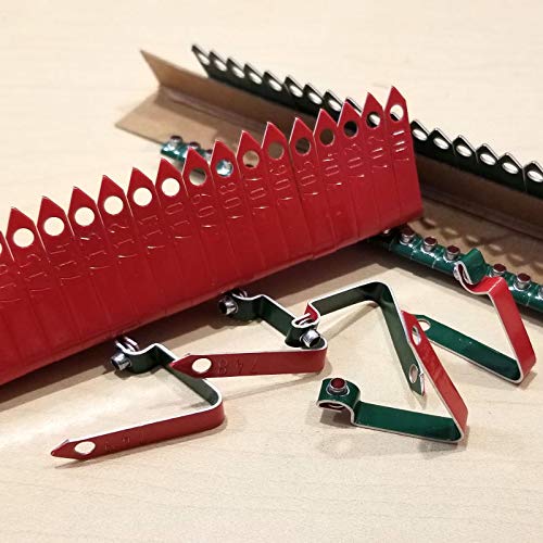 Pinnon Hatch Farms Zip Wing Bands Custom Stamped Aluminum Bands Chicken Pheasant Poultry Bird Tags (100, Red)