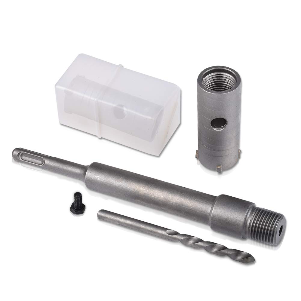 KATUR 30mm SDS Plus Shank Hole Saw Cutter Concrete Cement Stone Wall Drill Bit for Brick Concrete Cement Stone(30mm Diameter)