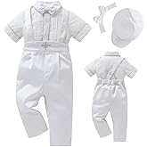 Booulfi Baptism Christening Outfits for Boys Birthday Outfit Baby Boy Gentleman Church Blessing Photoshoot Baby Boy Suits