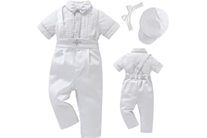 Booulfi Baptism Christening Outfits for Boys Birthday Outfit Baby Boy Gentleman Church Blessing Photoshoot Baby Boy Suits